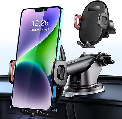 LevapMan Cell Phone Holder Car Mount Vent Clip With Extended Arm Retractable Hol • $25.56