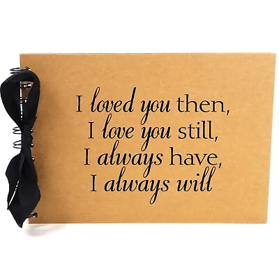 Ribbon I Love You Still Photo Album Scrapbook Blank White Pages A5 • £8.99