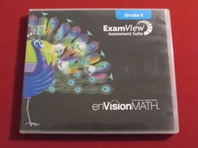 EnVision MATH GRADE 5 EXAM VIEW ASSESSMENT SUITE CD-ROM CREATE TESTS/STUDY GUIDE • $19.99