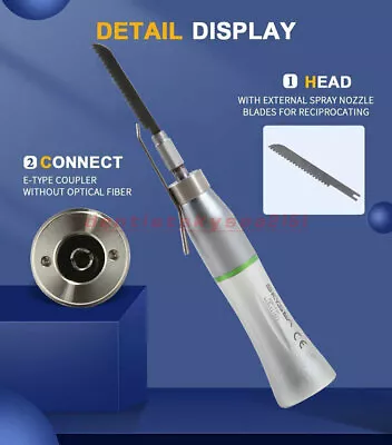 4:1 Dentist Oscillating Reciprocating Micro Saw Surgical Straight Handpiece FDA • $365