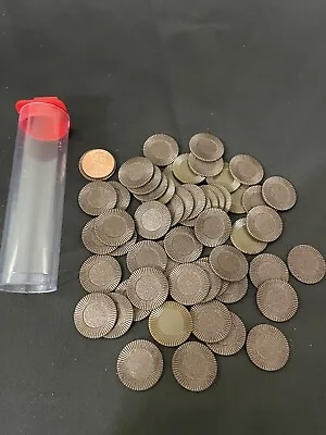 Koplow Mini Poker Chips Metallic Brown • $5
