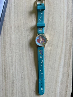 $23 • Buy Vintage The Disney Store Ariel Little Mermaid Animated Bubble Watch