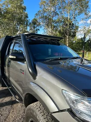 Stainless Steel Snorkel Short Entry Black Suitable For Toyota Hilux N70 05-15 • $499.99