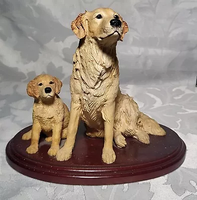 Border Fine Arts DPG02 Golden Retriever & Pup • $6.16