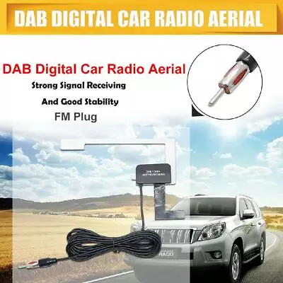 New Car Digital Radio Stereo DAB Aerial FM Plug Antenna Glass Window Mounted • $24.90