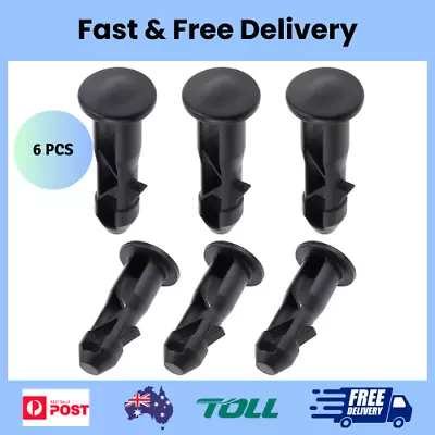 6 PCS Wheelie Bin Lid Hinge Pins 65X18Mm Black Plastic Fit For 240 Liters  • $13.95