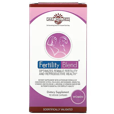 Fertility Blend For Women 90 Veggie Capsules • $36.99