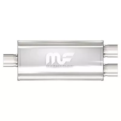 Magnaflow 3  Inlet 2.5  Outlet Stainless Steel Straight Oval Muffler Center/dual • $154.20