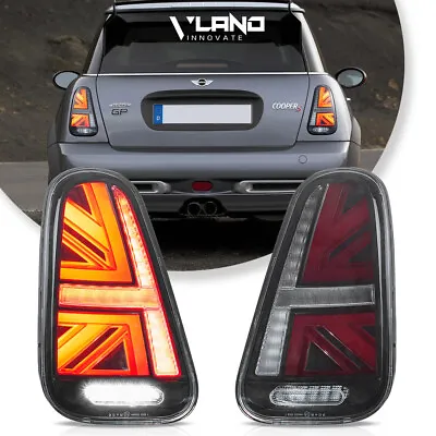 Clear VLAND For Mini Cooper R50 R52 R53 2001-2006 LED Tail Lights W/Sequential • $145.99