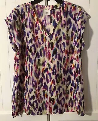 STUNNING CAbi  Color Splashes  Top- Size L  NEW • $14