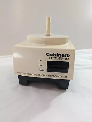 Cuisinart Little Pro Food Processor Replacement Motor Base Only W/ Pulse • $15
