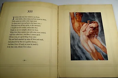 Vintage Book Art Deco Willy Pogany Sensual Illustration Barrett Browning Sonnets • $175