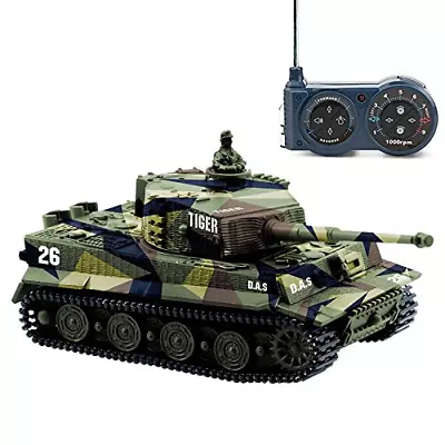 Cheerwing 1:72 German Tiger I Panzer Tank Remote Control Mini RC Tank With And • $34.34