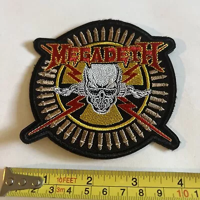 Megadeth   Logo Shaped Embroidered Patch • $6.64