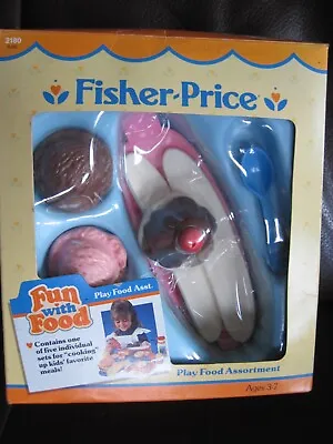 Fisher Price Fun With Food #2180 Banana Split Ice Cream - Brand New - Rare • $49