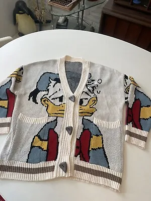 Disney Knitted Cardigan Donald Duck (Loose Fit!) • $40