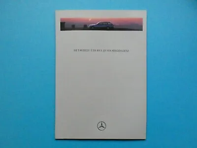 Brochure / Catalogue / Brochure Mercedes W124 E-Class T Models S124 - 08/93 • $7.45