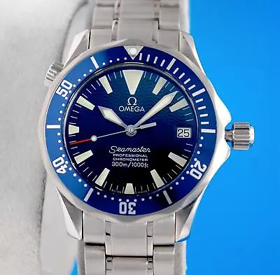 Mens Omega Seamaster Professional Chronometer Watch - 36MM - Blue Dial - 2253.80 • $2245