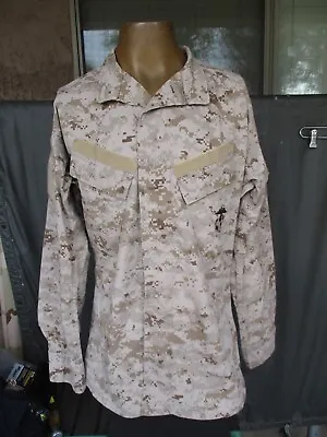 USMC Desert Marpat MCCUU Modified Combat Utility Shirt SMALL LONG • $45