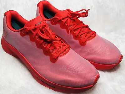 Under Armour Mens Charged Pulse Running Shoes UA Halo Red 3023020-601 Size 11 • $89