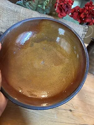 Antique Redware Plate/bowl Pennsylvania Lead Glaze • $95