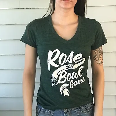 MSU Michigan State University 2014 Rose Bowl T Shirt Small  • $12.99