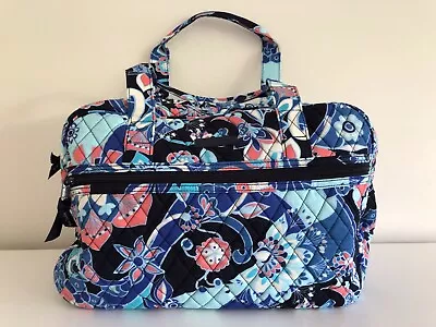 Vera Bradley Compact Traveler Bag Carry On LOTUS FLOWER SWIRL Cotton Exact 1 • $69.99