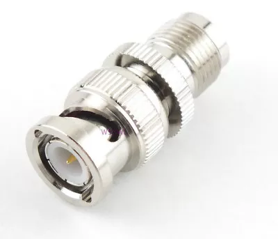 BNC Male To TNC Female Coax Adapter Connector - USA Ham Radio Seller • $3.84