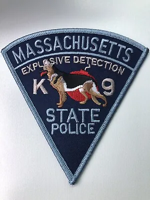 Massachusetts State Police Explosive Detection K9 Patch ~ RARE • $12.95