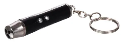 £5.29 • Buy Key Ring Laser Pointer Bright Red Led Power Point Flashlight Pet Toy New BLACK