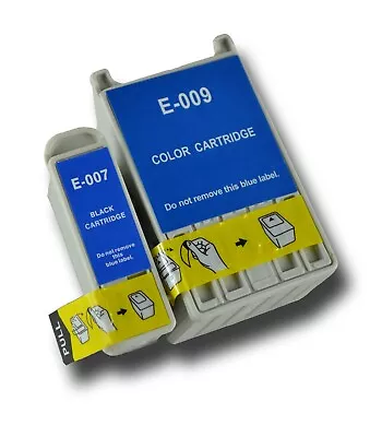 £13.12 • Buy Compatible T007/T009 Set Of Ink C13T00740110 C13T00940110 For Stylus 1290S
