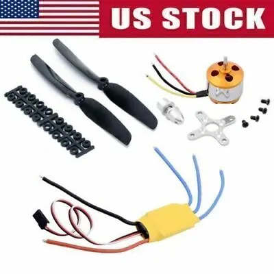 2212 2200KV Brushless Motor 30A ESC Mount Parts For RC Helicopter Airplane US • $18.99