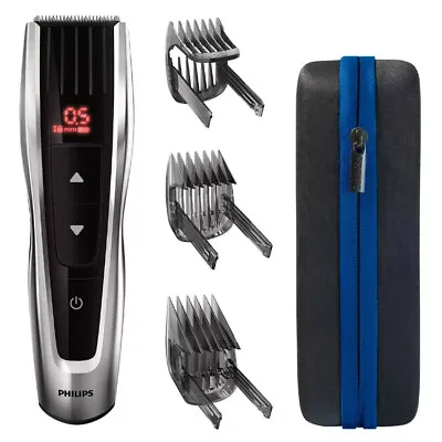 $159 • Buy Philips 9000 Prestige Hair Clipper/Trimmer W/ 3 Adjustable Combs/Travel Pouch