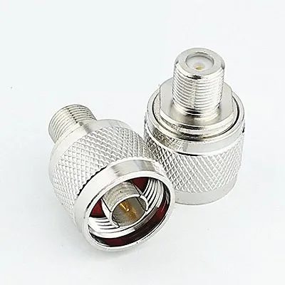 1x N Male Plug To F Female Jack RF Adapter Connector High Quality Ships From US • $8.61