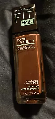 Maybelline New York Fit Me Matte + Poreless Liquid Foundation #380 Espresso • $5