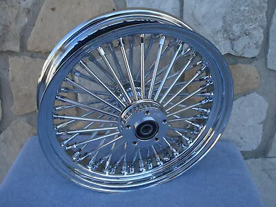 18  Chrome Fat Spoke Rear Wheel Harley Flt Touring Road King Softail 2000-07 • $359