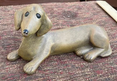 Decorative Collectible Dachshund Dog Figurine Sweet Eyes By Three Hands Corp. • $13.09