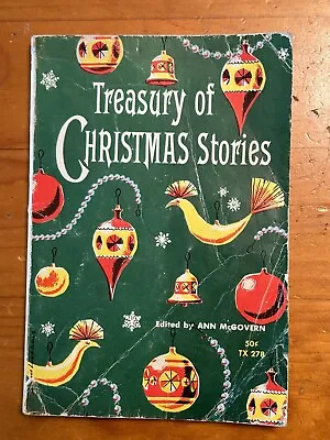 Vintage Treasury Of Christmas Stories 1968 Paperback Book • $4.99