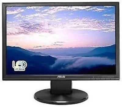 ASUS VW199 19  LCD Monitor 1440X900 75Hz Refresh Rate Built In Speakers Tested • $34.99