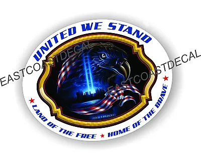 WTC 9-11 New York Pentagon 9/11 Memorial Decal  United We Stand  6x7 Decal 911 • $5.45