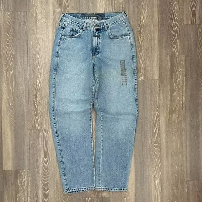 Vintage 90s Marithe Francois Girbaud Deastock Baggy Jeans Blue Size 30x31 • $50