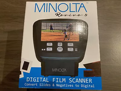 MINOLTA Revive 5 Film Slide Scanner - OPEN BOX • $99.99