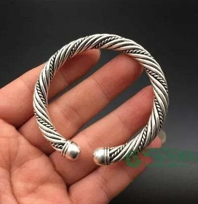 Collect Rare Miao Silver Hand-woven Silk Bracelets • $12.99