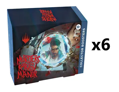 SEALED CASE 6x Collector Booster Box Murders At Karlov Manor MKM MTG • $809.99
