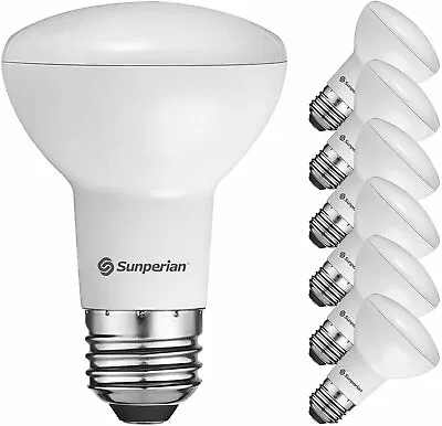 Sunperian 6 Pack BR20 LED Flood Bulb 6W 3500K Natural White 550lm Dimmable E26 • $27.95