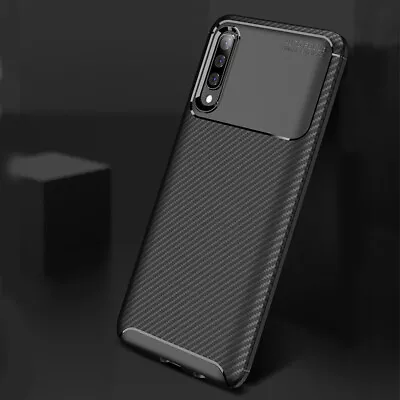 For Samsung Galaxy A71 A70 A51 A50 A20 A30 A90 5G Carbon Fiber Case Cover • $7.95