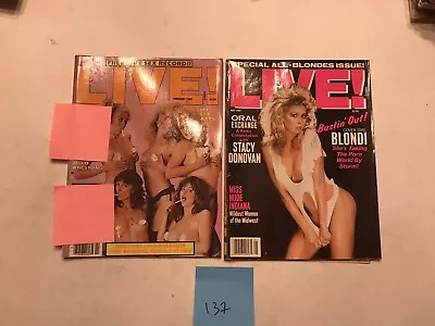 Vintage Men’s Gentlemen Magazines Live 1980s Lot Of 2  • $9.99