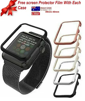 $8.99 • Buy Perfect Fit Apple Watch Screen Protector Cover Case For IWatch Series 38mm ,42mm