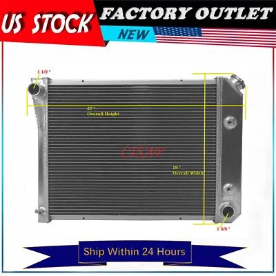 3Row Aluminum Radiator For Chevy Camaro Chevelle El Camino Monte Carlo 1968-1987 • $113.99