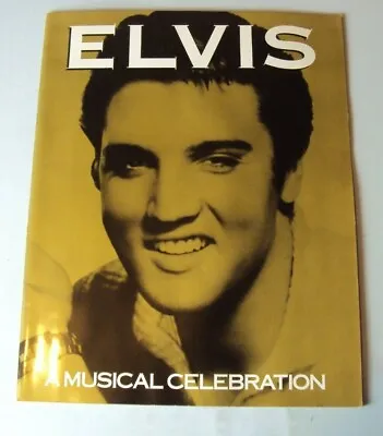 Elvis A Musical Celebration - Program - Presley - Ticket Stub - 1989 - Vintage • $19.95